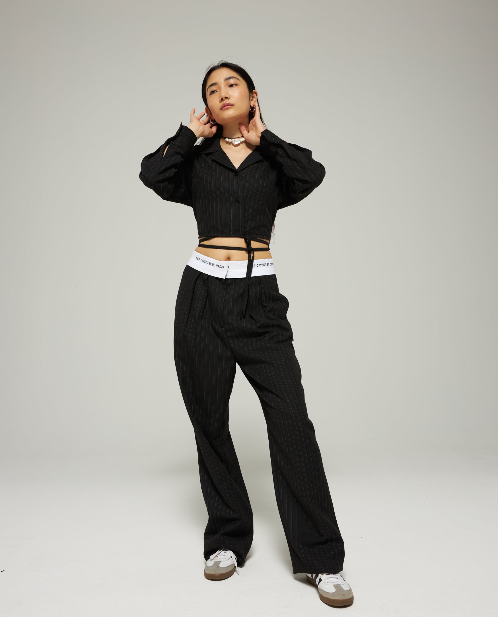 CROPPED WAISTCORD SHIRT