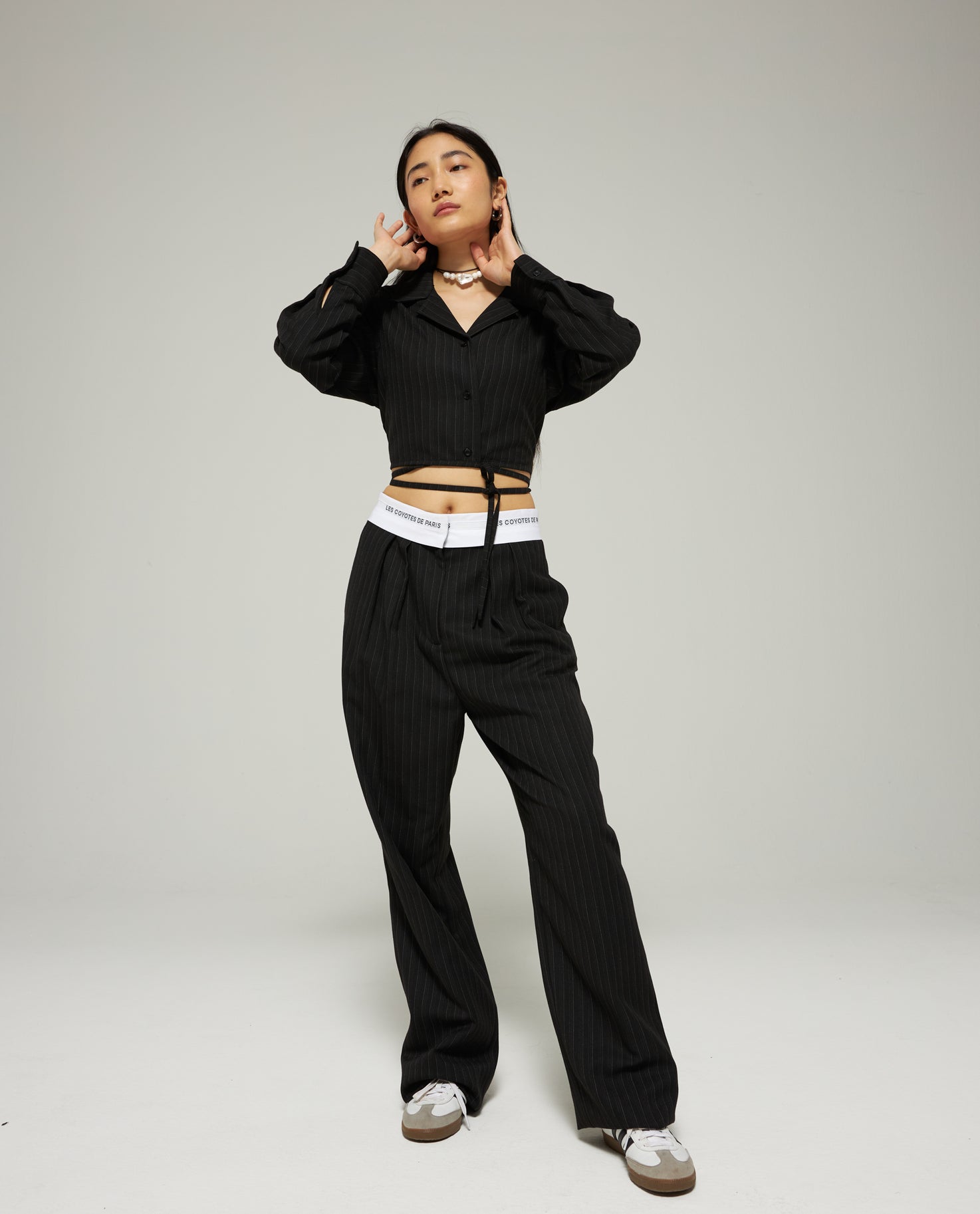 INSIDE OUT WAISTBAND TROUSERS