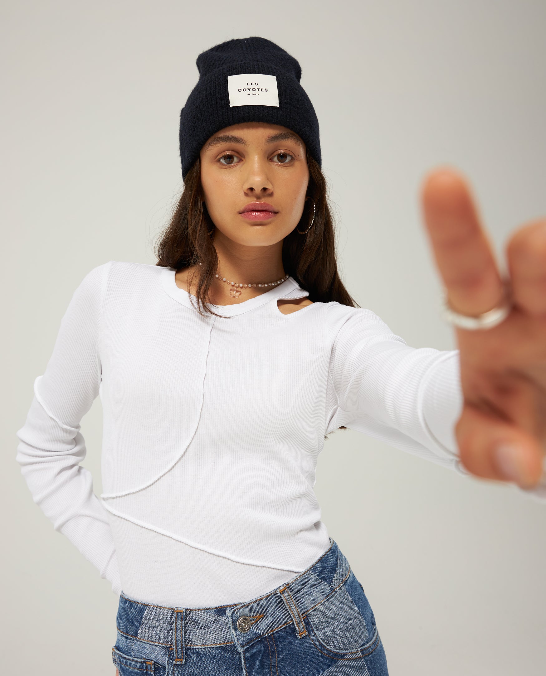 ASYMMETRIC RIB LONGSLEEVE