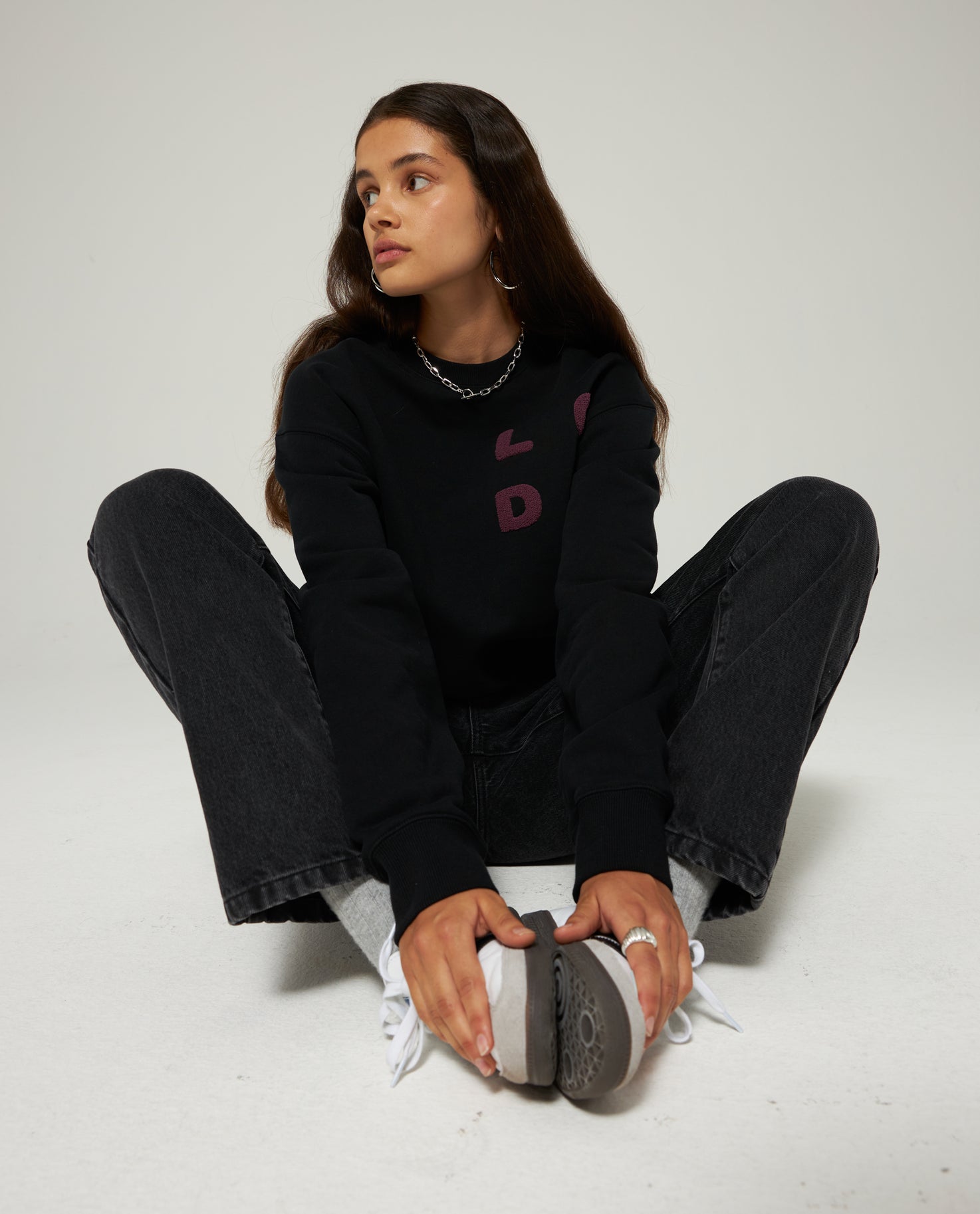TOWELLING LOGO SWEATSHIRT