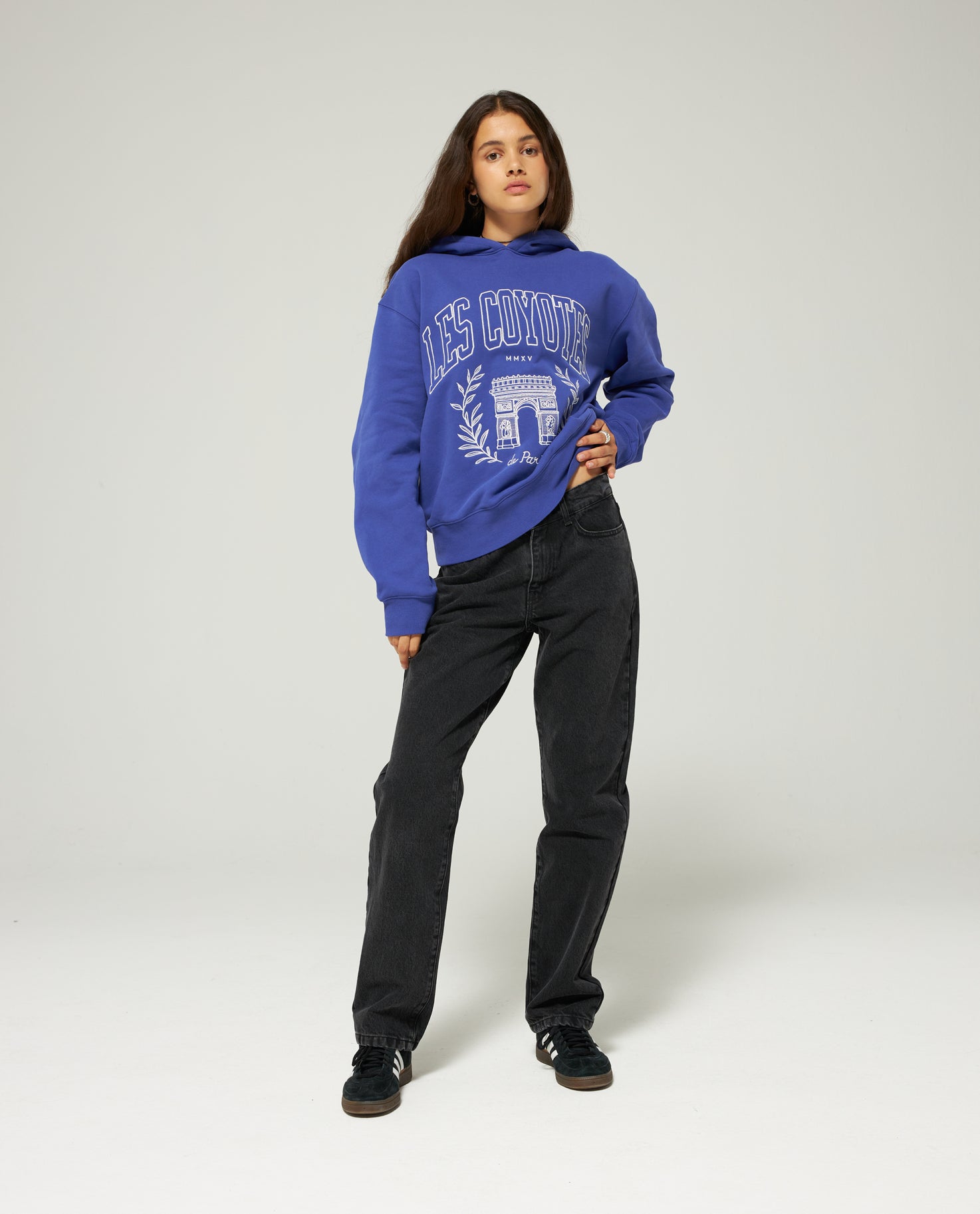 RELAXED FIT COLLEGE HOODIE