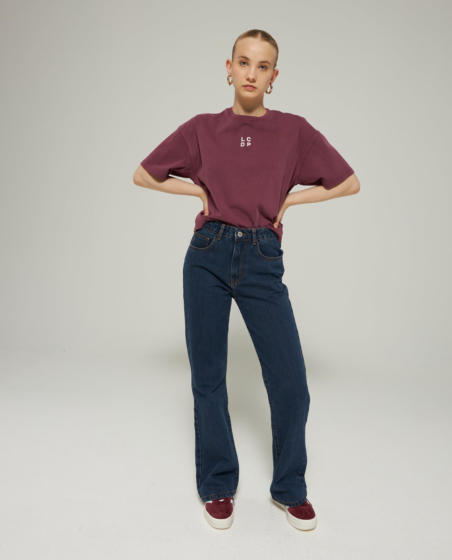BOXY GARMENT DYED T-SHIRT